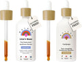 Alcohol Free Mushroom Bundle, Lion's Mane Extract + Cordyceps Tincture, Liquid Mushroom Supplements R95074
