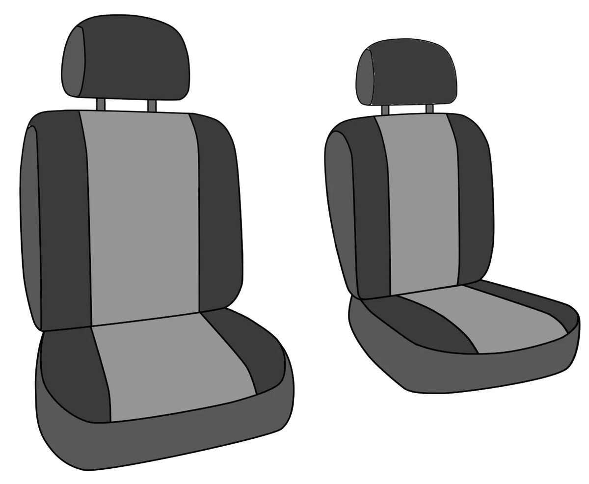 Beige Insert and Trim SuperSuede Seat Covers L719