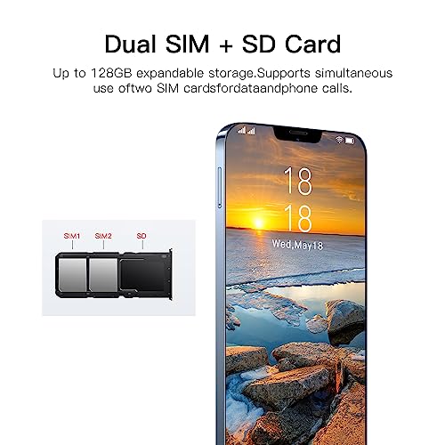 6.7 Inch Unlocked Android Phone 2GB RAM+16GB ROM Dual Sim Q64943