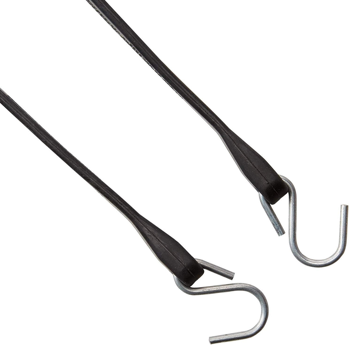 Pack of 50 41 inch Rubber Bungee Cords with Metal S Hooks I488524