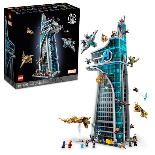 LEGO Marvel Avengers Tower Building Kit with 31 Figures G63717