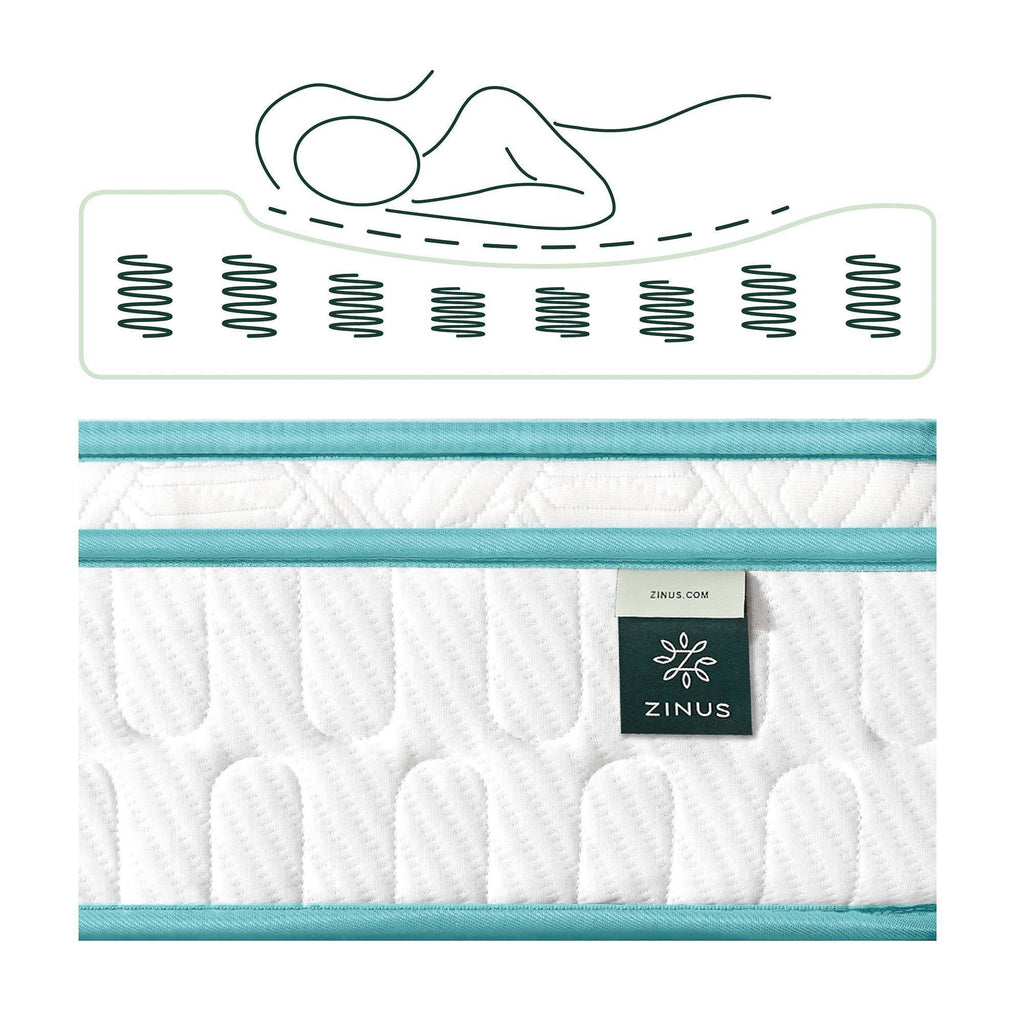 Euro Top Memory Foam Spring Hybrid Twin Mattress V83594
