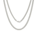10k White Gold Miami Cuban Link Chain Necklace 16" - 30" C97389