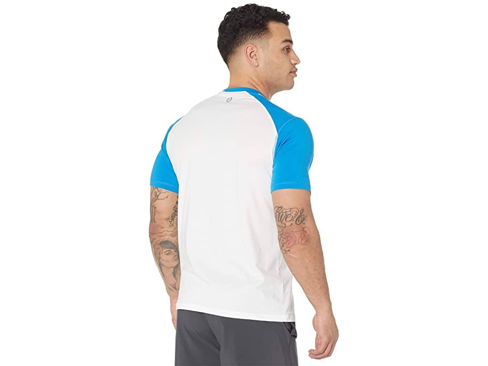 White Blue Fitness T-Shirt B1453