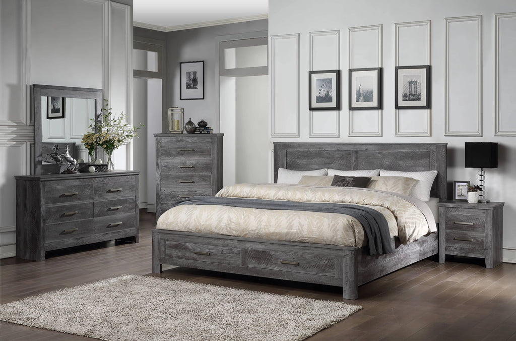 Rustic Gray Oak Mirror B826