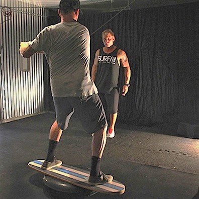 Pro Balance Board with Roller - 42” X 15” deck and 8.5” diameter Pro Roller O46237
