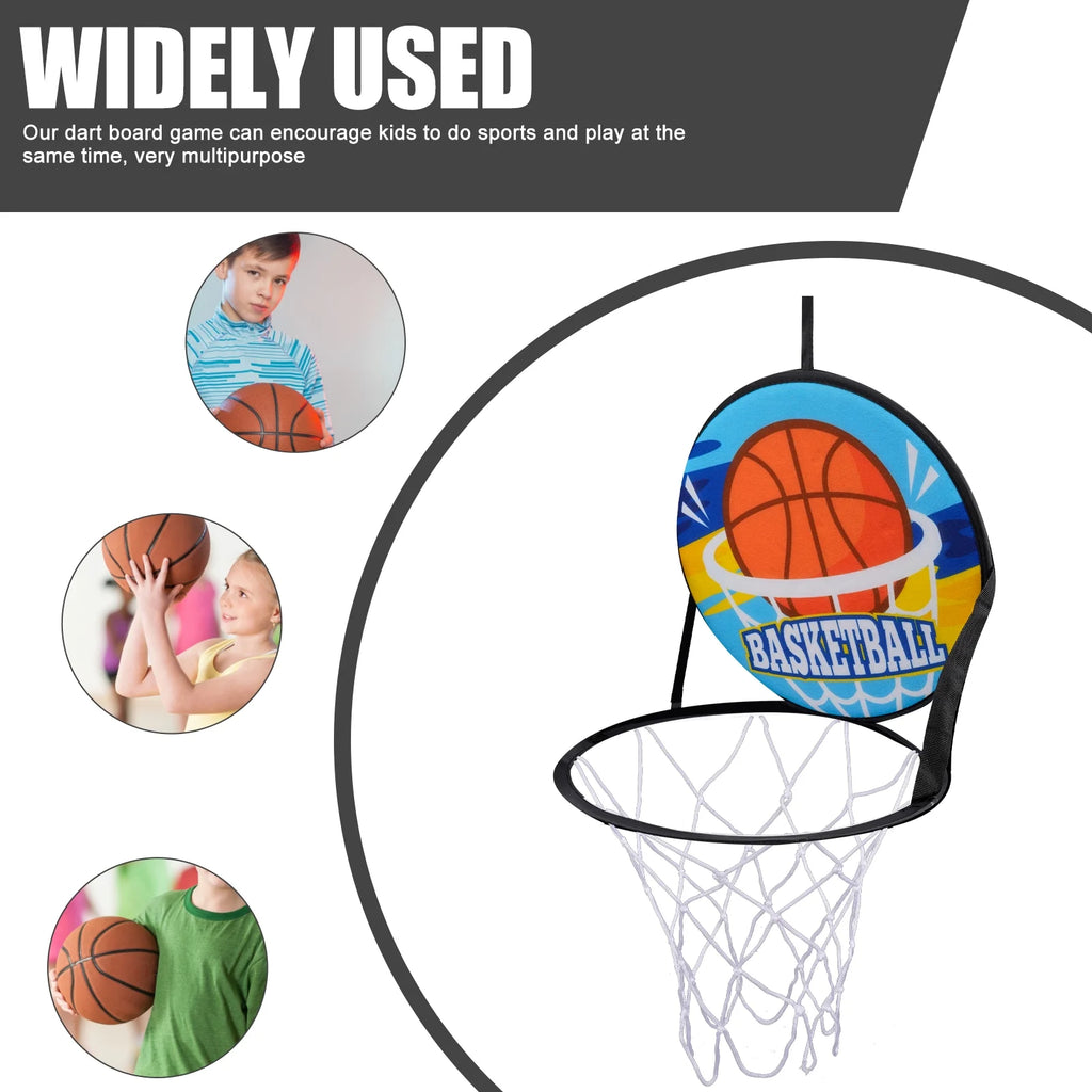 Double Sided Dart Board Sticky Ball Set Q229