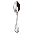 Heavyweight Plastic Spoons, Silver, 6 1/4 Inches, 600/Carton K807