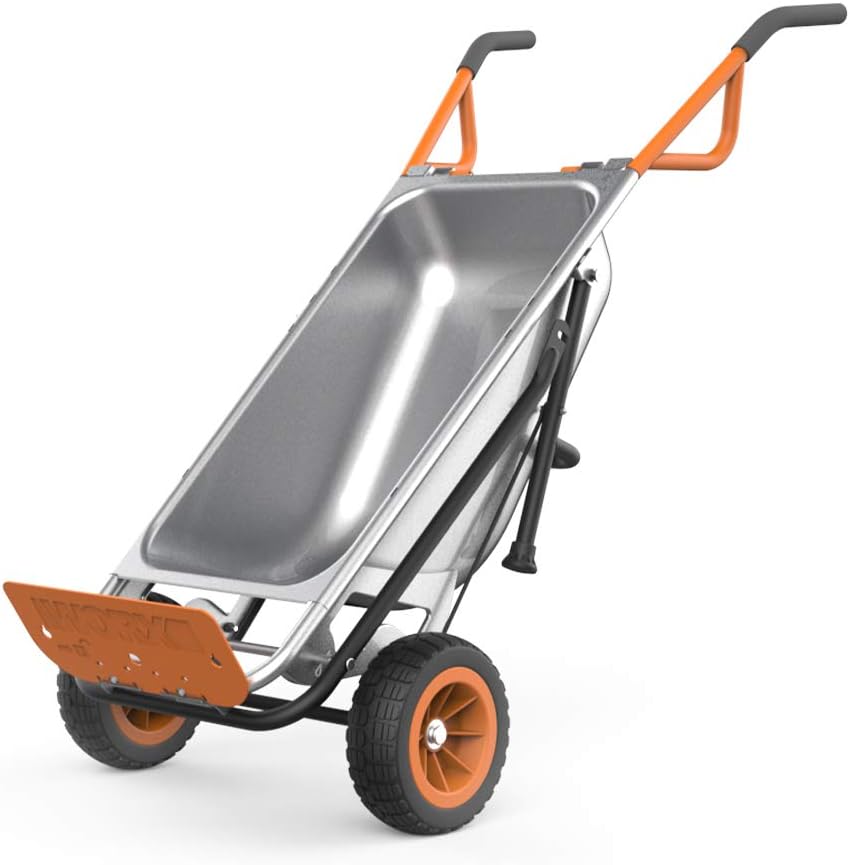 8-in-1 Yard Cart Wheelbarrow Dolly R423146