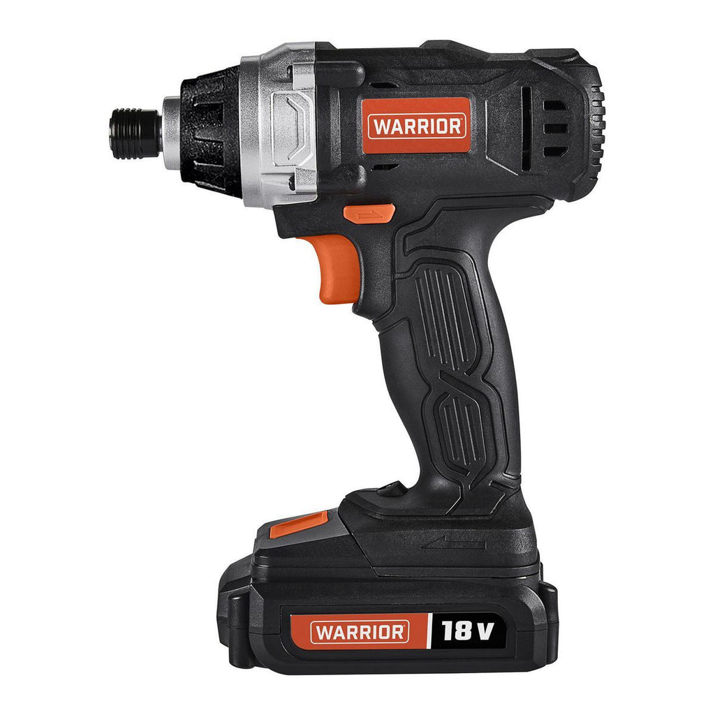 18V Cordless 1/4 in. Hex Impact Driver Kit with Battery and Charger V542497