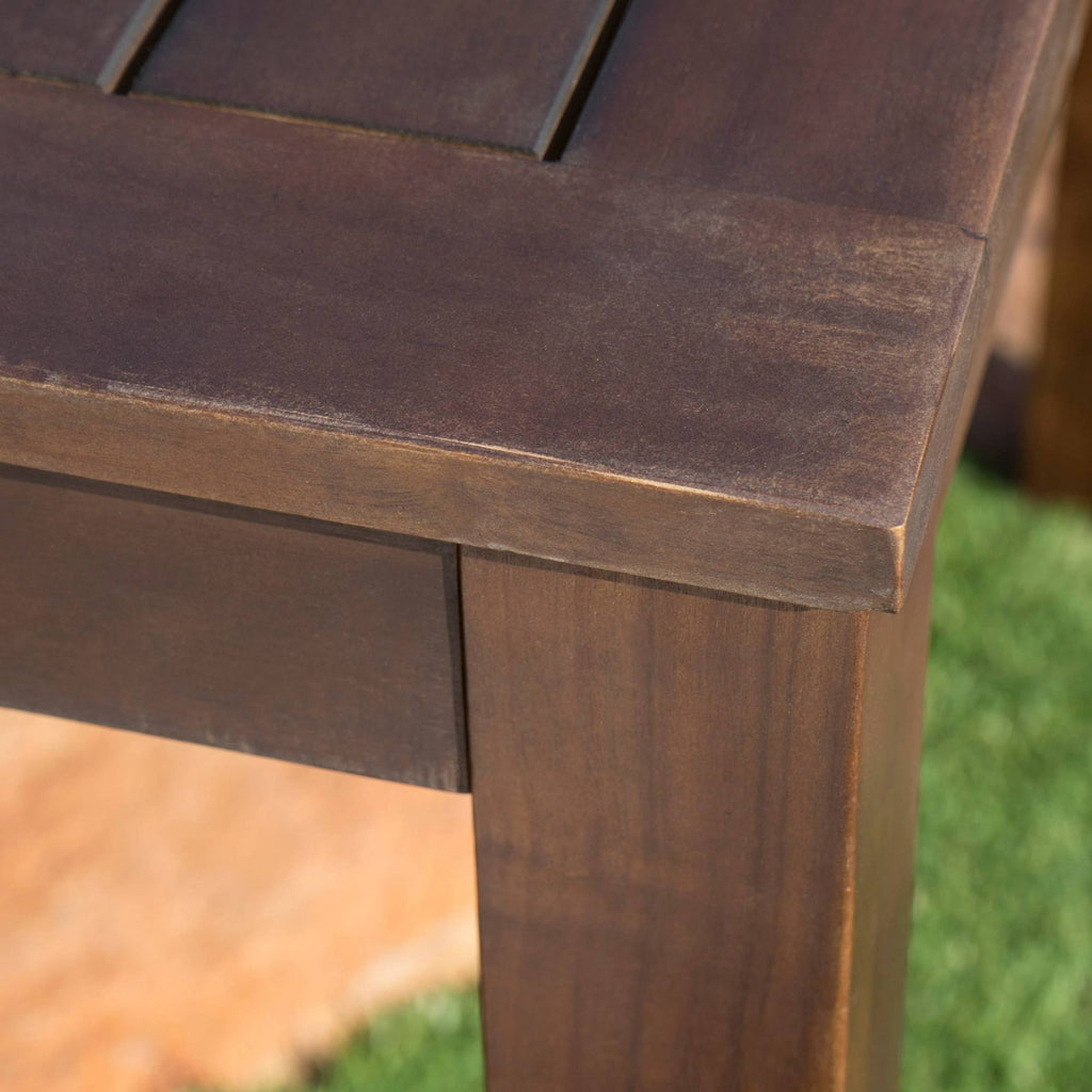 Acacia Wood Rectangle Dining Table Q621