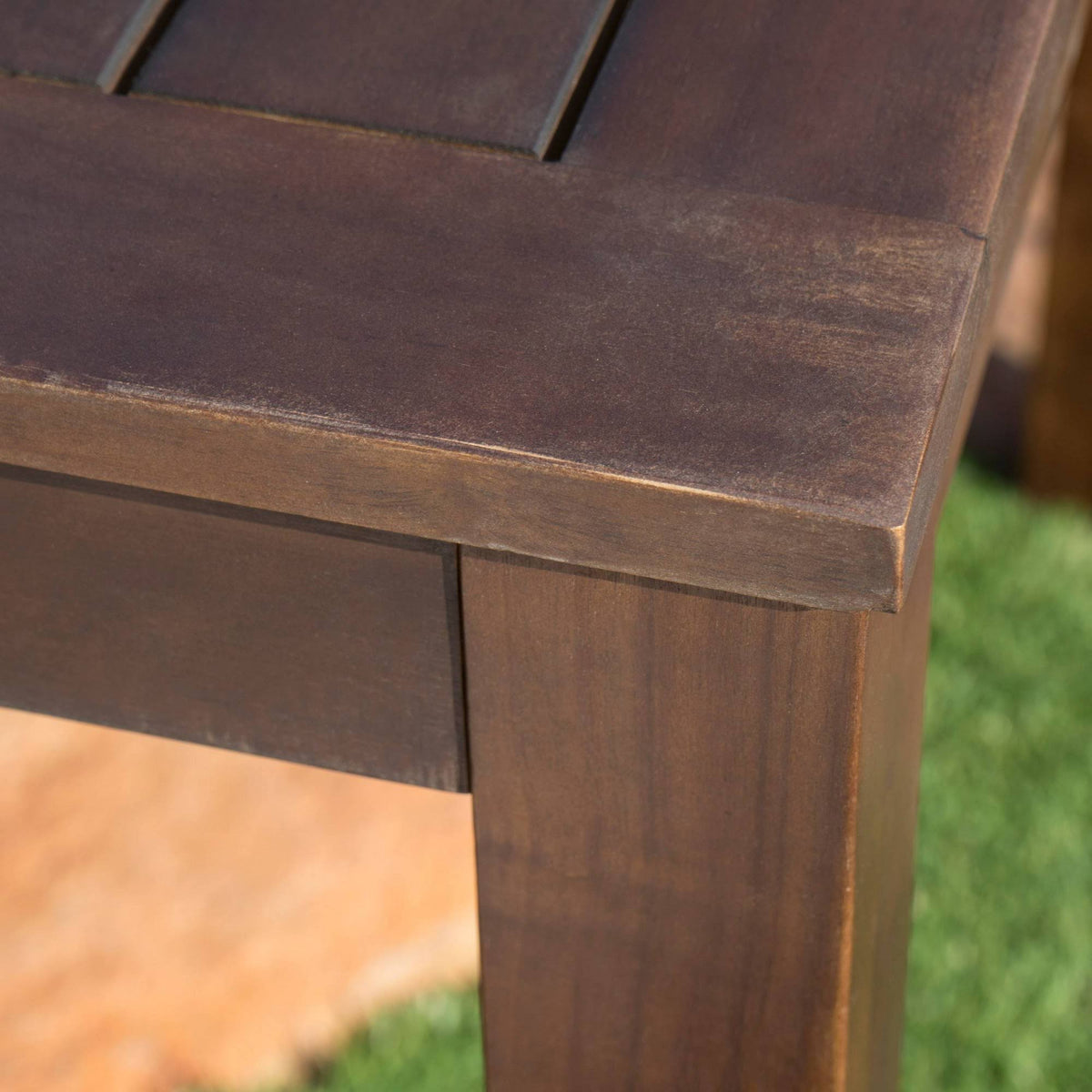 Acacia Wood Rectangle Dining Table Q621