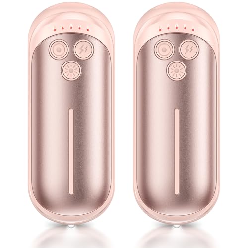 Rechargeable Hand Warmers 2 Pack, 6000mAh Electric Hand Warmer L18926