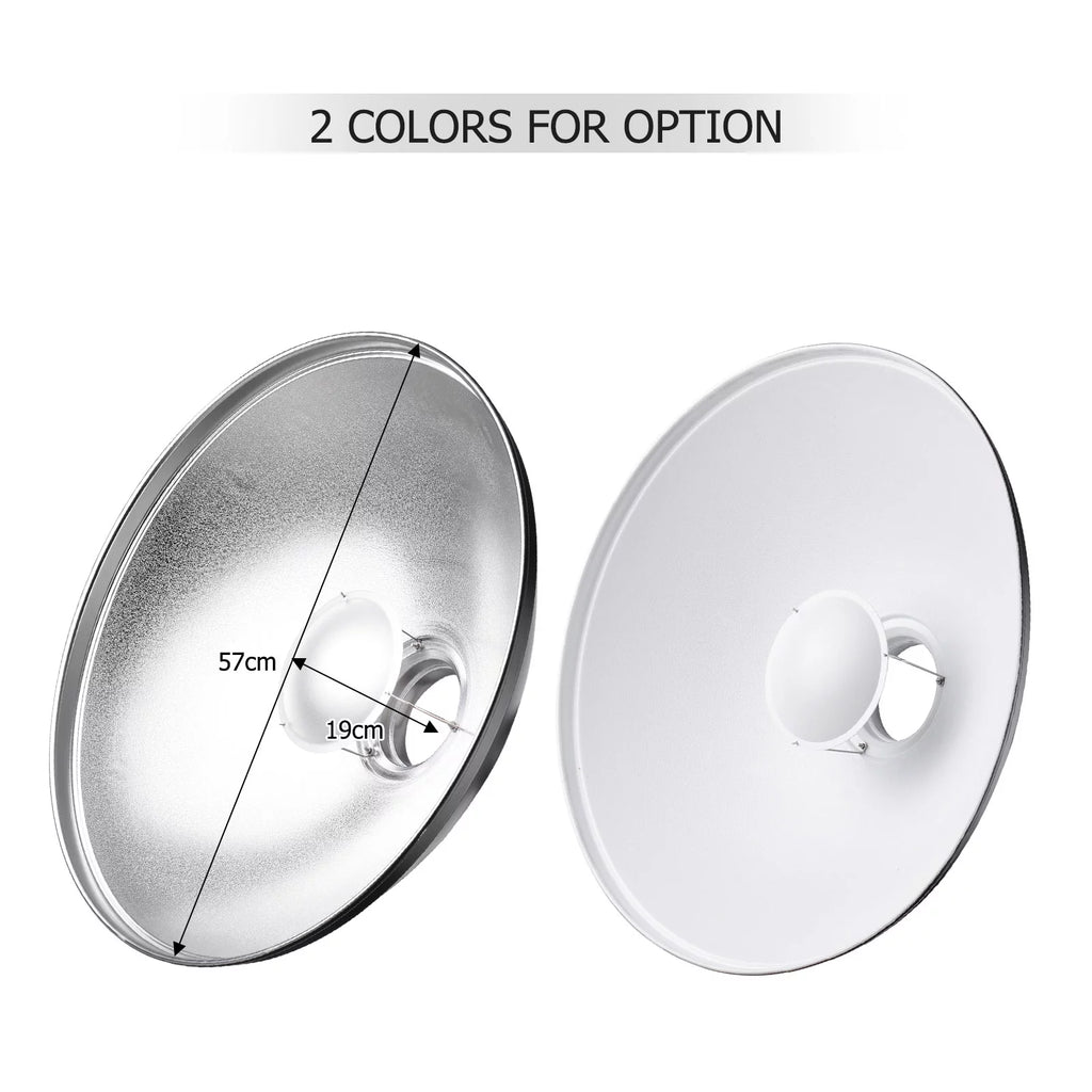 22 Inch Beauty Dish Reflector Diffuser with Honeycomb Soft Cloth B28453