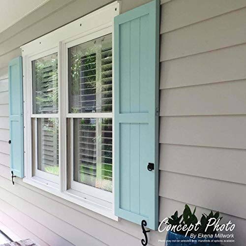 15x22W x 46x22H Exterior Composite Board-n-Batten Shutters (Per Pair) Z934169