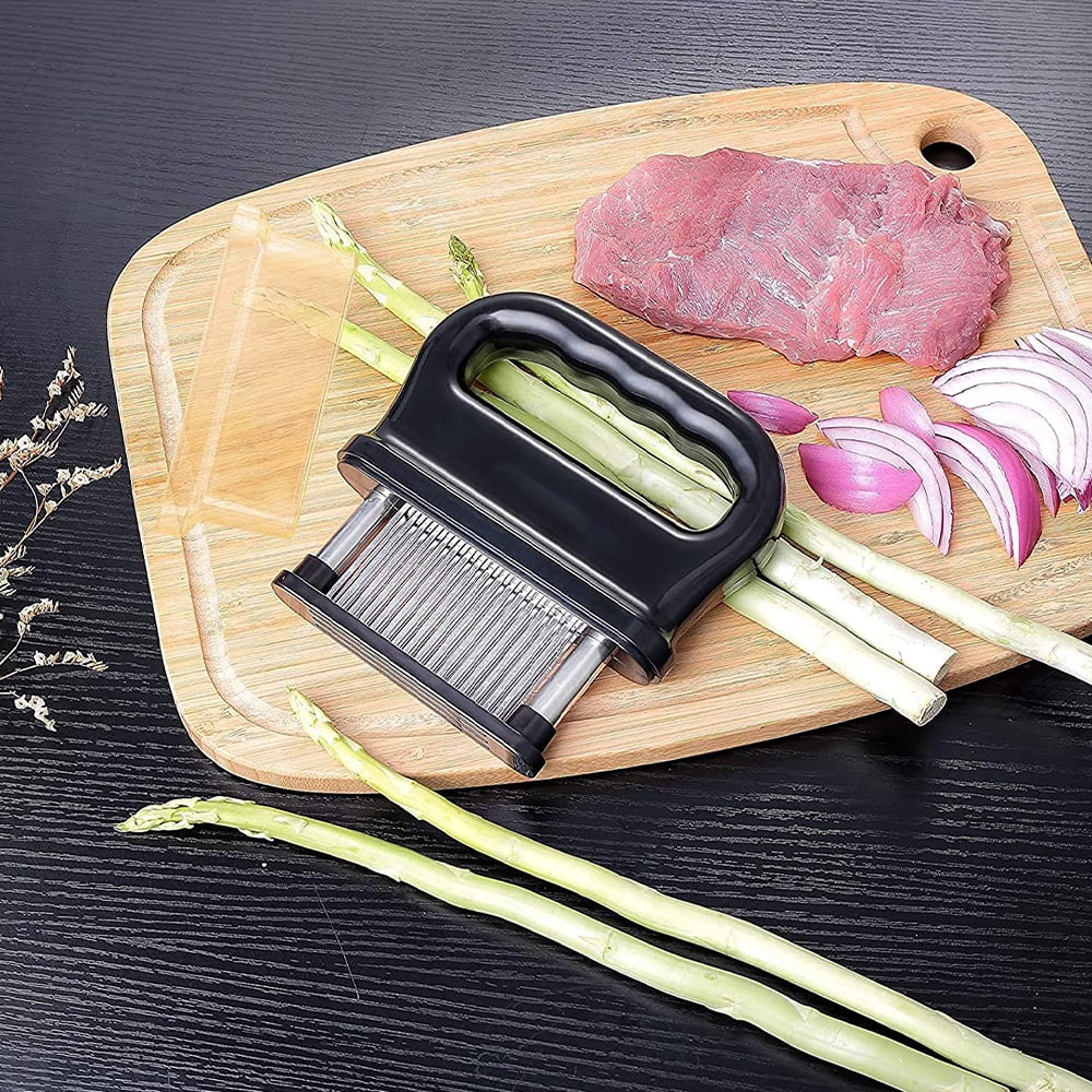 Meat Tenderizer Tool with 48 Stainless Steel Needle Blades B516