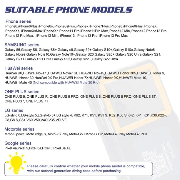 Waterproof Protective Case for Phones Up to 6.9 Inch Z77596