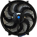12V Slim Electric Cooling Radiator Fan with Fan Mounting Kit (14 Inch, Black) Pack of 2 F788
