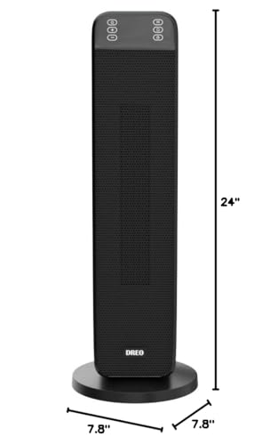25" Electric Space Heater with Remote and Thermostat J5191
