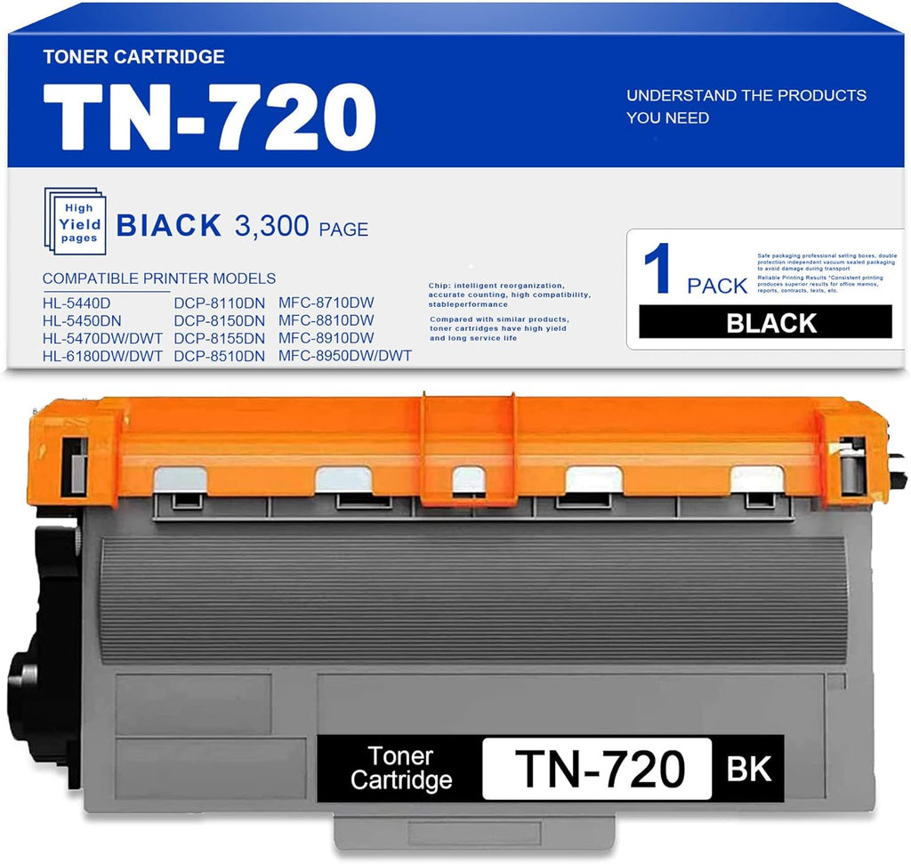 TN720 Toner Cartridge for Brother HL-5440D Printers K89827