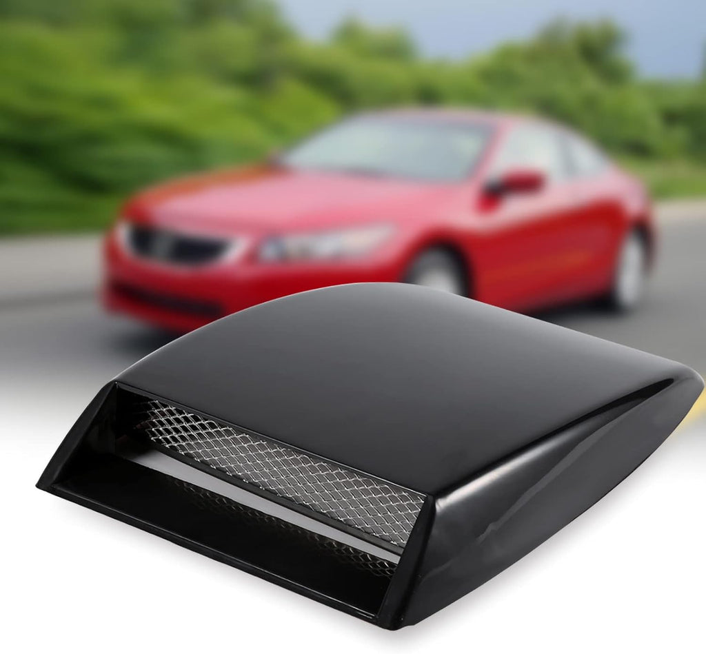 Black Hood Scoop Bonnet Sticker Cover Q345147