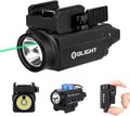 800 Lumens USB Rechargeable Weaponlight with Green Beam and White LED Combo A2353
