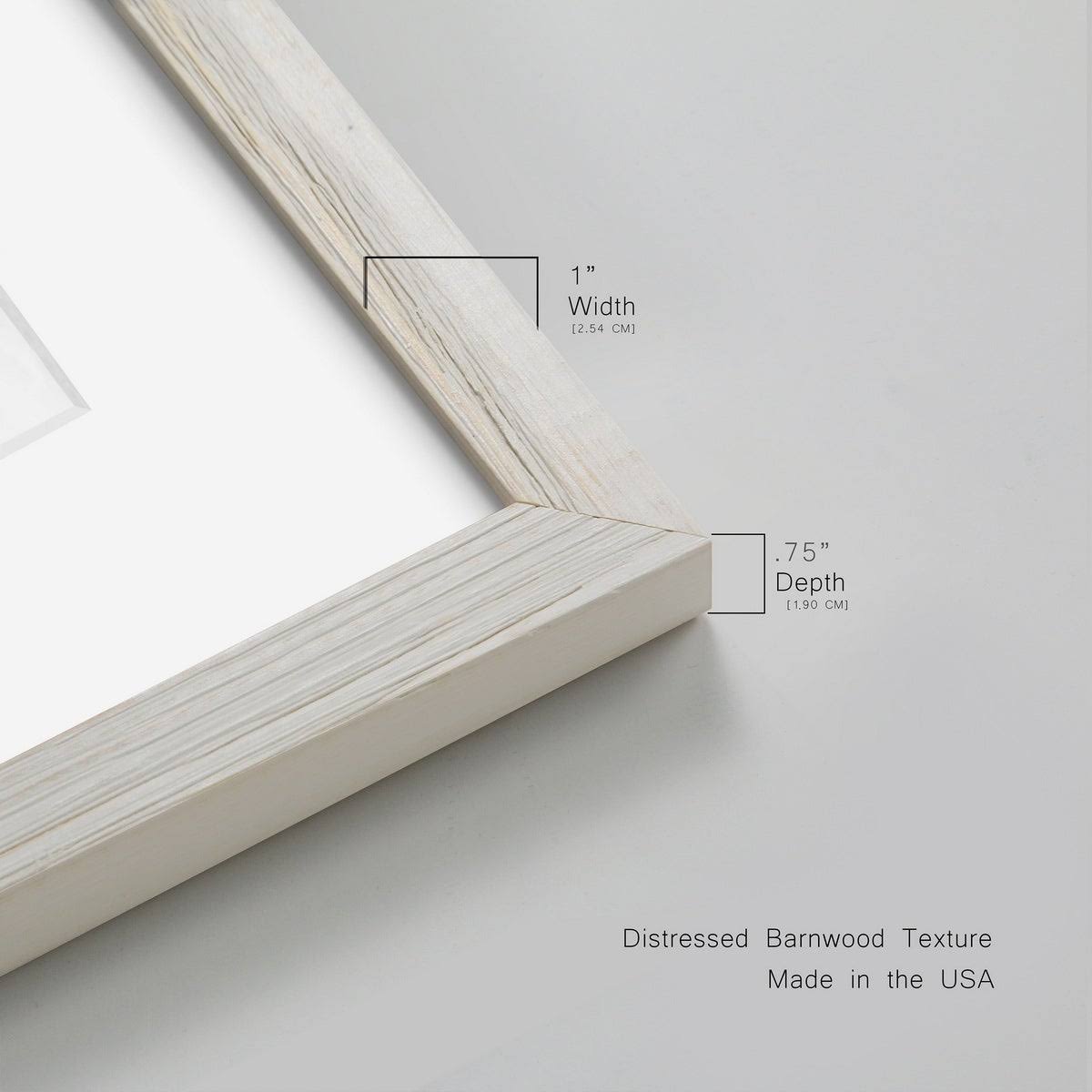 Framed Print 17X20 White Y103410