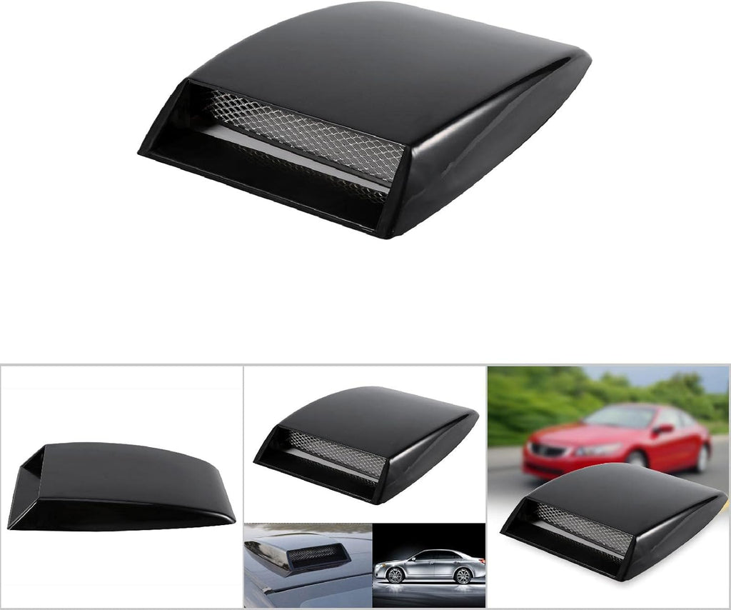 Black Hood Scoop Bonnet Sticker Cover Q345147