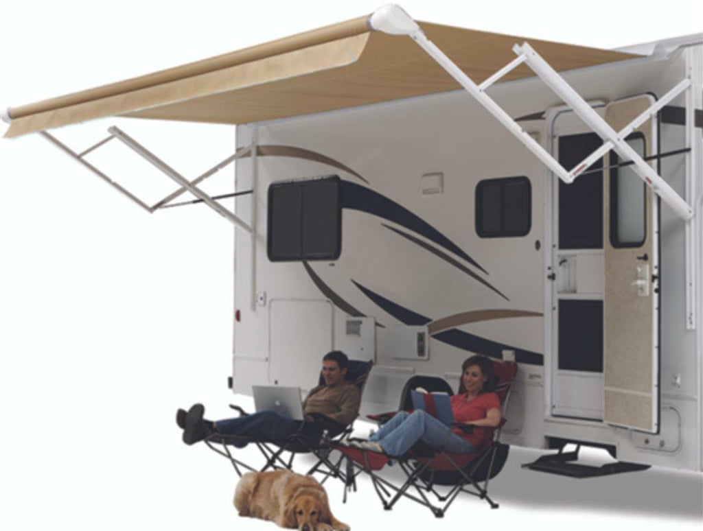 White Traveler RV Awning Arm with Adjustable Pitch G504125