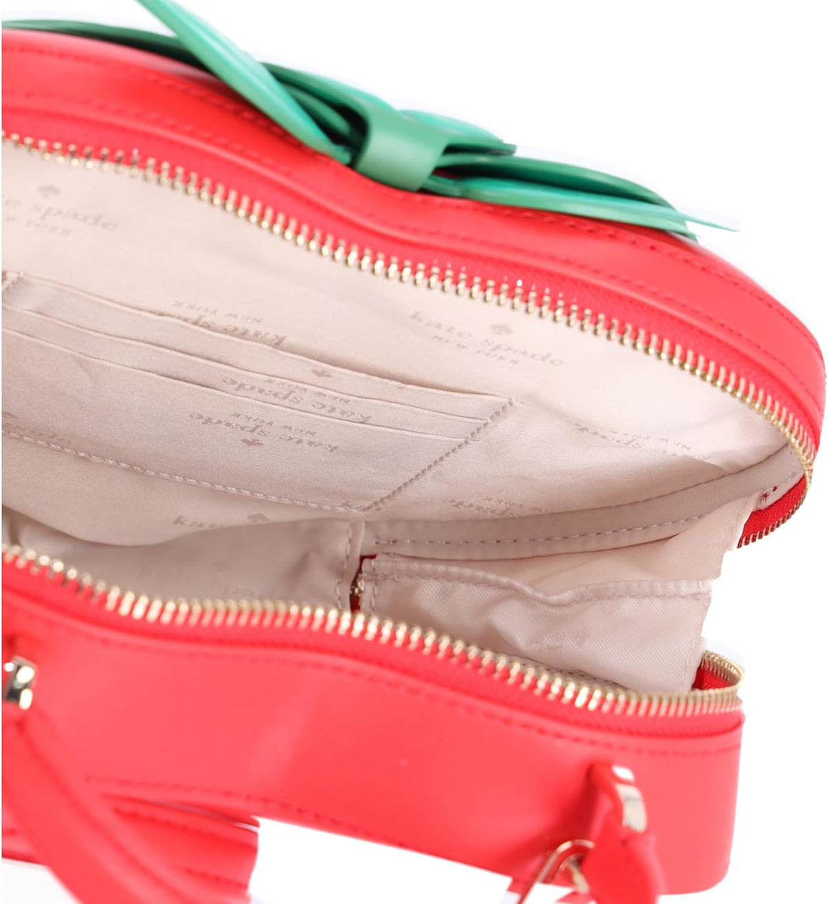 3D Strawberry Crossbody Puffy Leather Bag X15500
