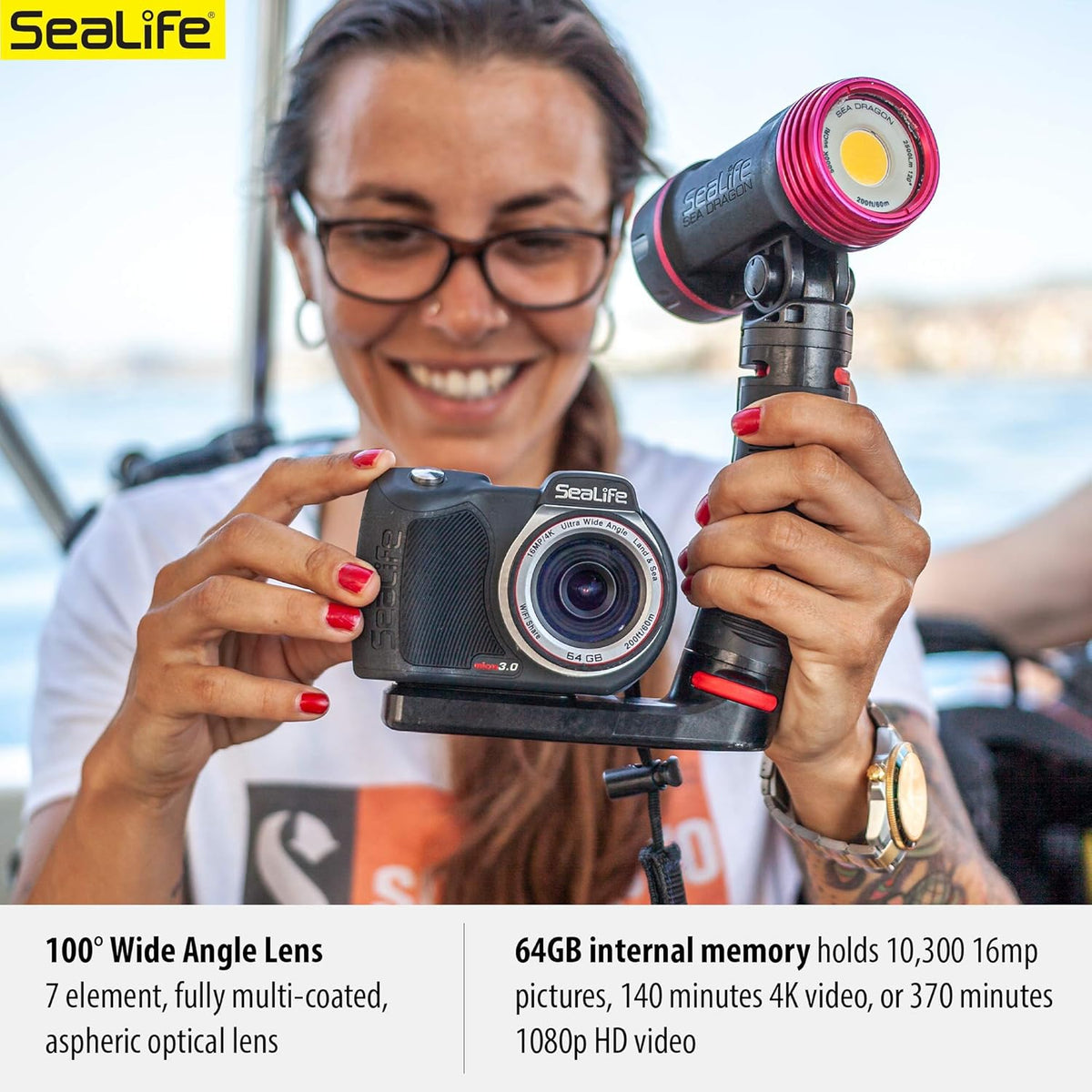 Underwater Camera & Dual Light Set L9447