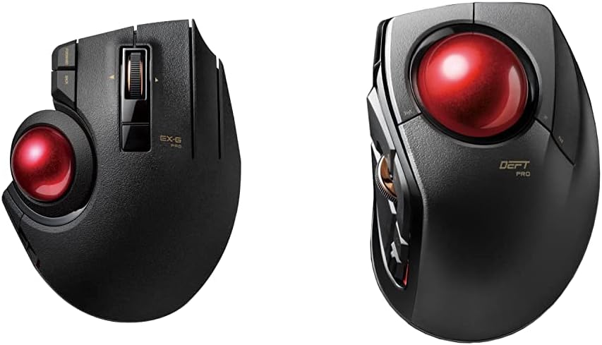 Wired Wireless Bluetooth Thumb-Operated Trackball Mouse F84353