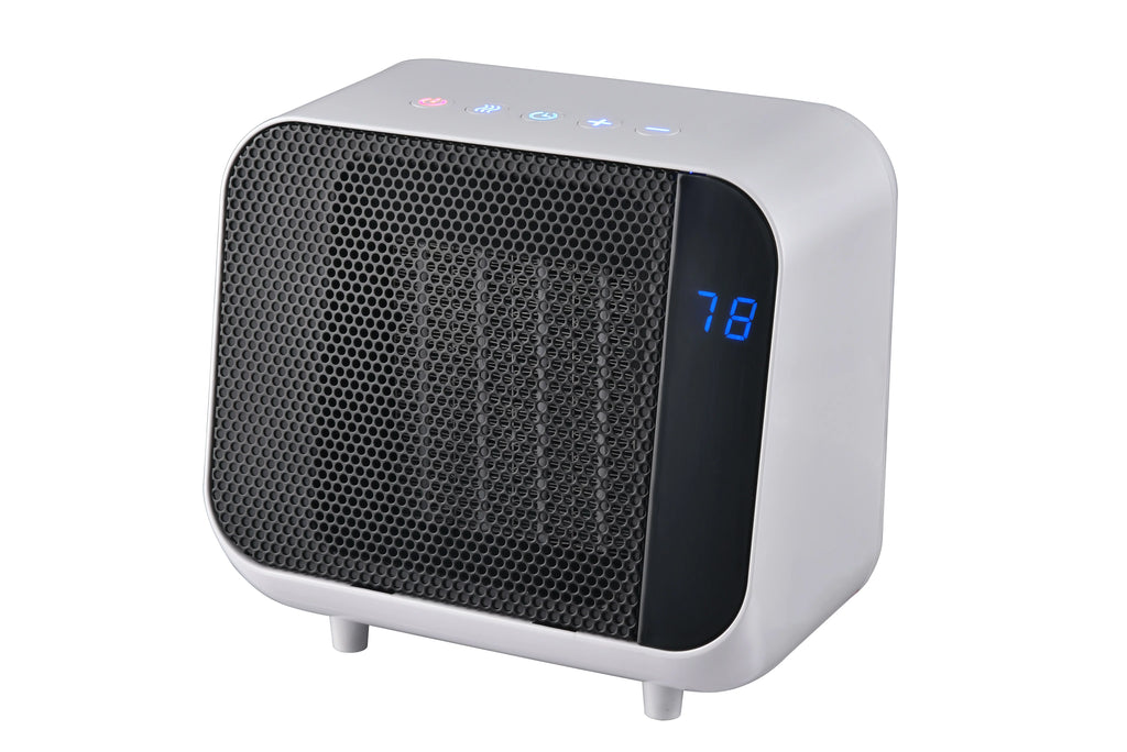 White Electric Ceramic Heater 1500W T240619