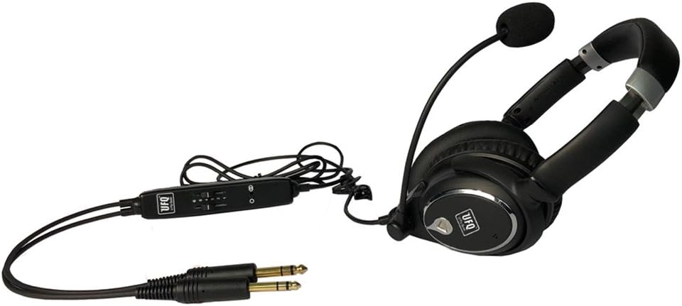 Aviation Headset with Metal Shaft and MP3 Input L659