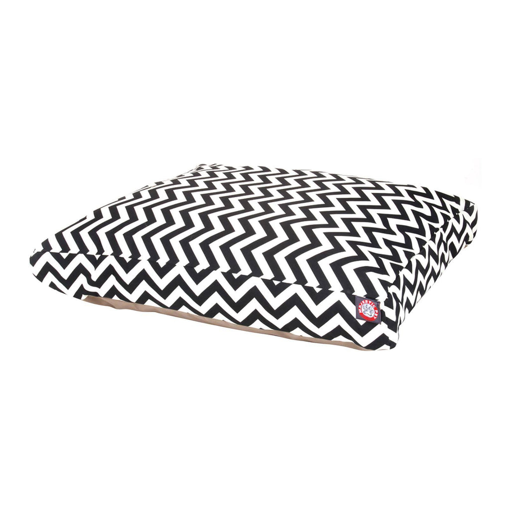 Black Extra Large Rectangle Dog Bed U668