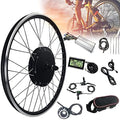 48V 1500W 24in Brushless Non-Gear Hub Motor Kit with LCD3 Display Controller PAS Brake Lever P33315