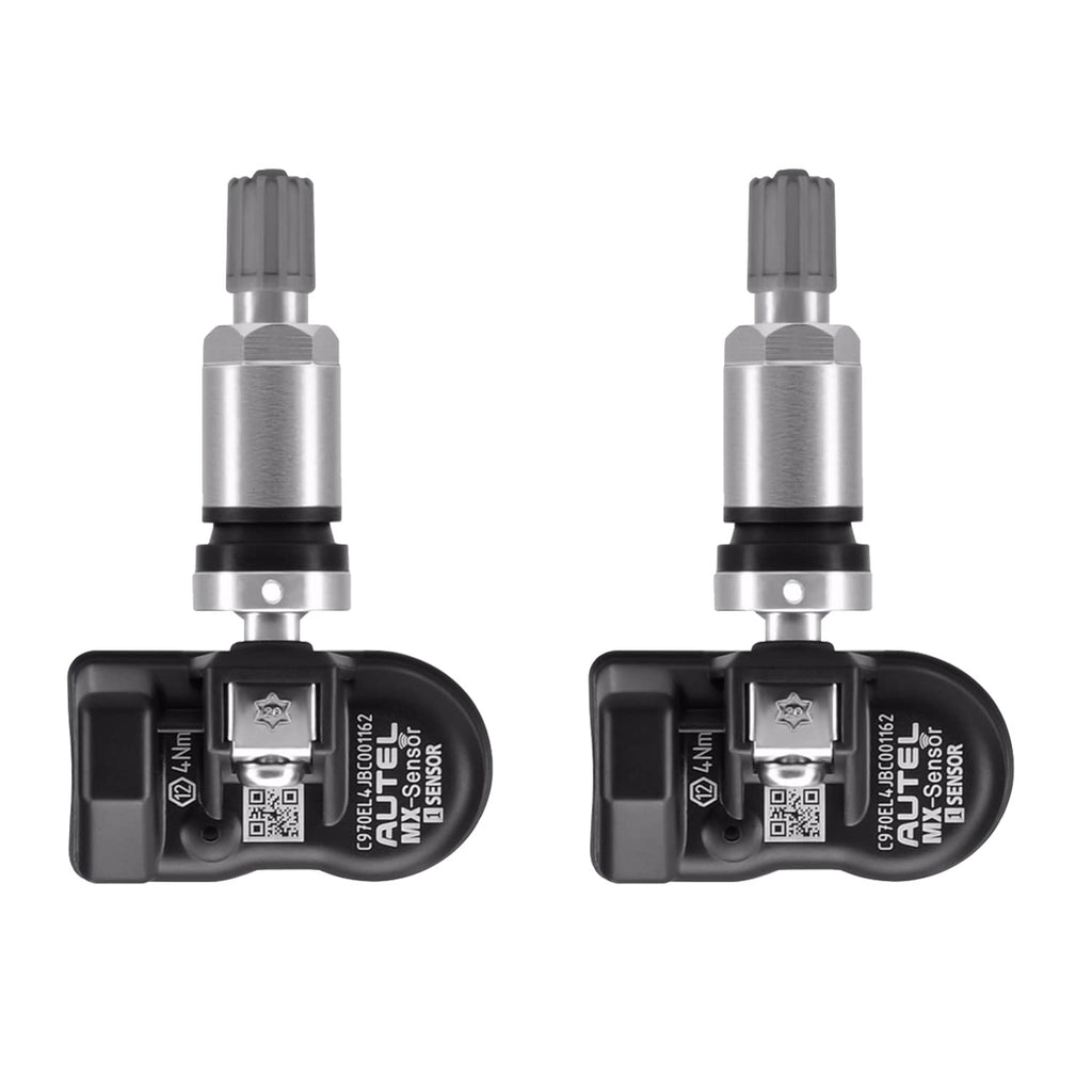 TPMS Sensor 315MHz+433MHz 2 in 1 Dual Frequency Tire Pressure Sensor Sets of 2 (Metal Valves) P191