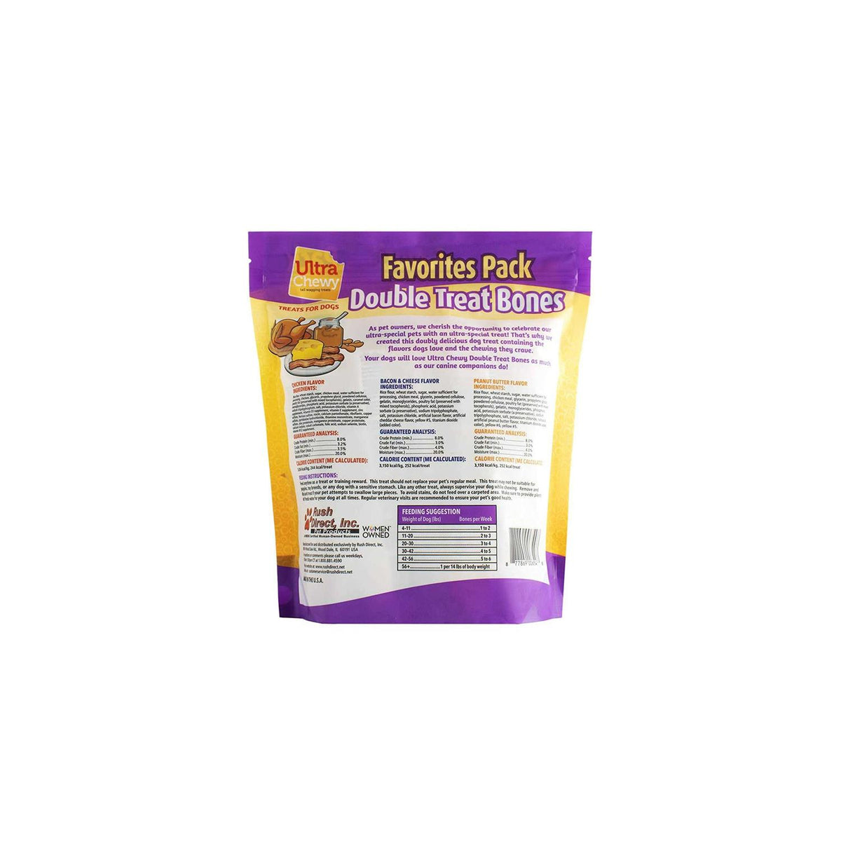 Double Treat Bones Dog Treats K8545
