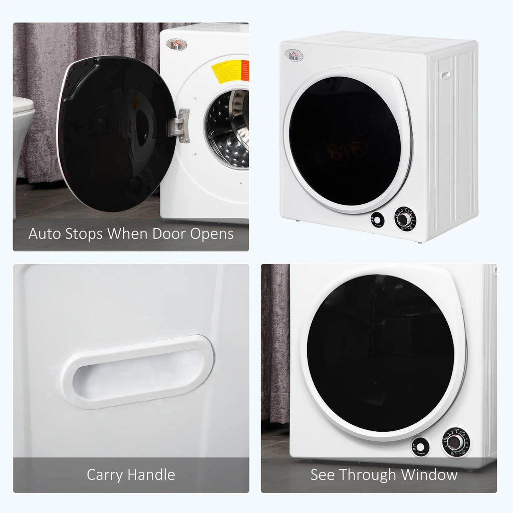 1350W 3.22 Cu. Ft. Portable Clothes Dryer H86049