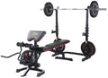 Adjustable Olympic Workout Bench with Squat Rack F932385