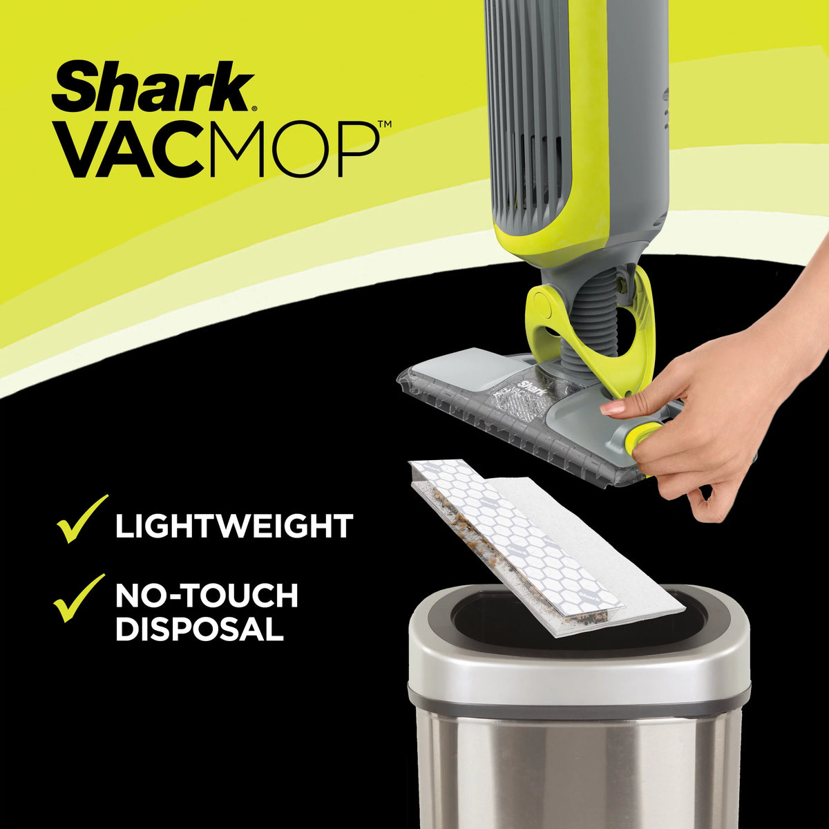 Cordless Hard Floor Vacuum Mop with Disposable Pad I823