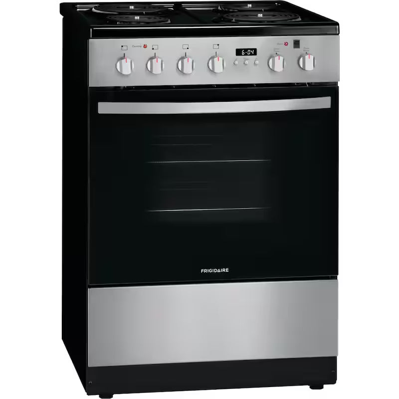 24 in. 1.9 cu. ft. Freestanding Electric Range in Stainless Steel C124996