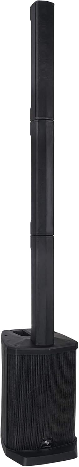 Portable Line Array PA System with Sub Bass Module, TWS Bluetooth, Built-in 3-channel Mixer, Carry Bag S626080