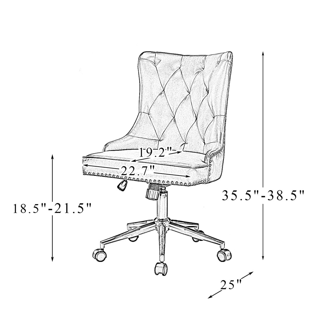 Sage Tufted Height-adjustable Task Chair K822