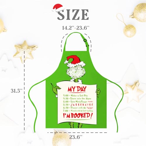 Christmas Baking Apron with 2 Pockets N6203