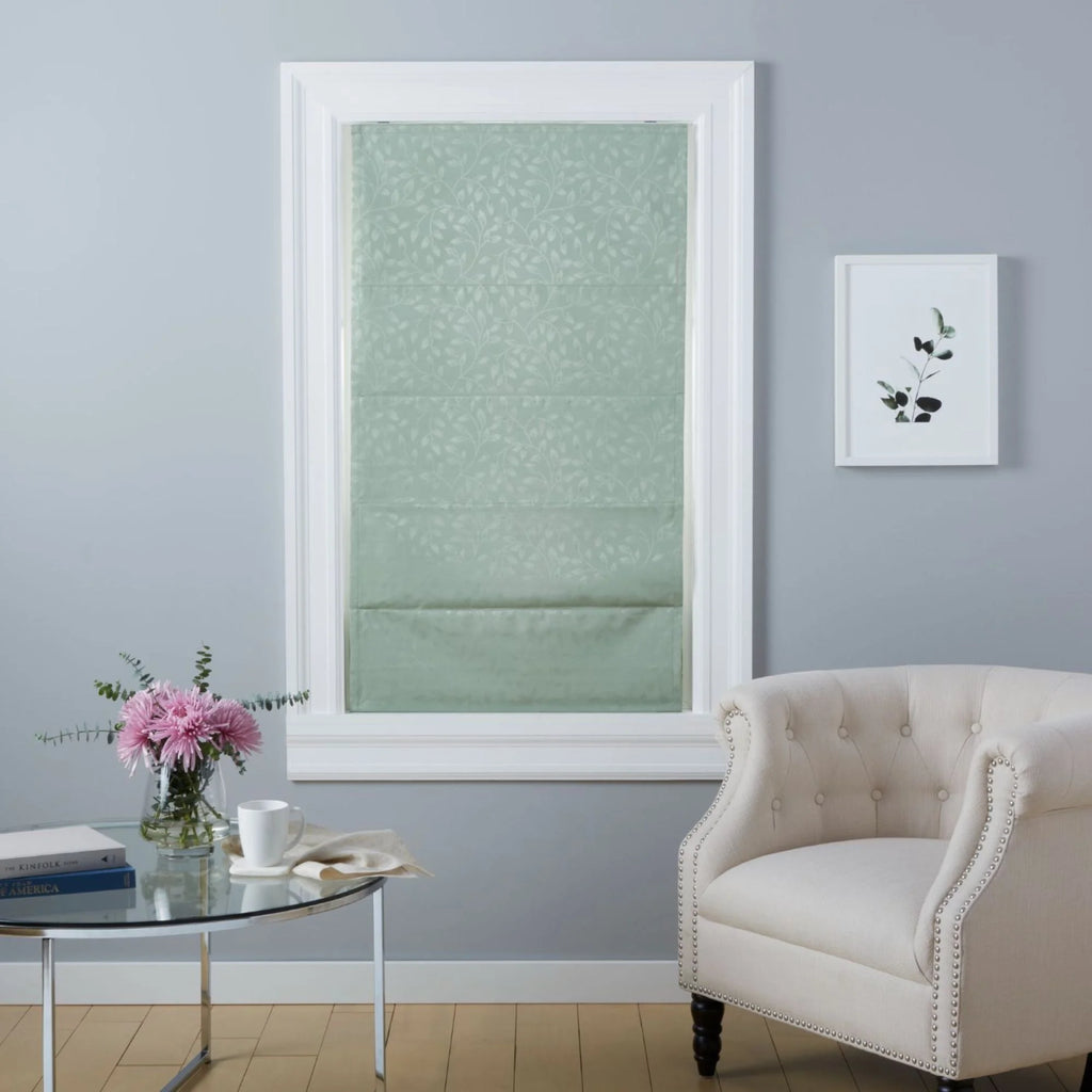 Sage 27"x 64" Blackout Roman Shade Z4841