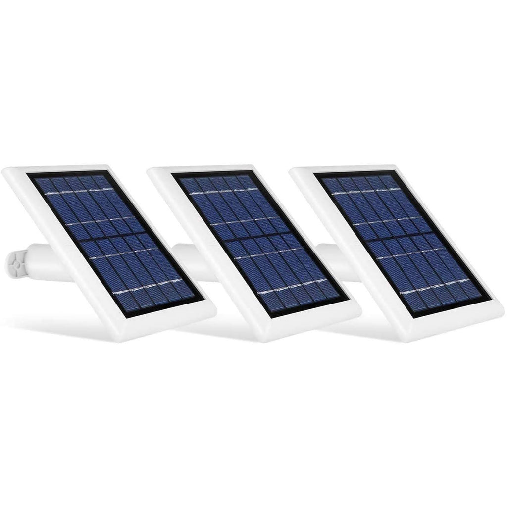 3 Pack White Solar Panel for Wyze Cam Outdoor H848617