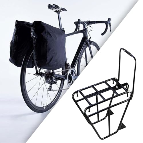 Bicycle Front Rack Metal Luggage Shelf Cargo Pannier G713