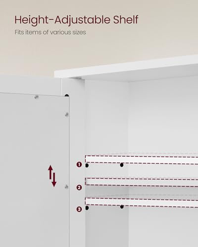 Dove Gray Wall-Mounted Bathroom Cabinet with 2 Mirrored Doors Z890955