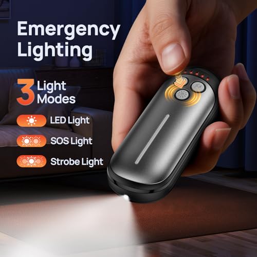 Rechargeable Hand Warmers 2 Pack, 6000mAh Electric Hand Warmer L18926